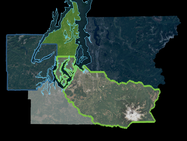 Map of Family Promise of Puget Sound service area